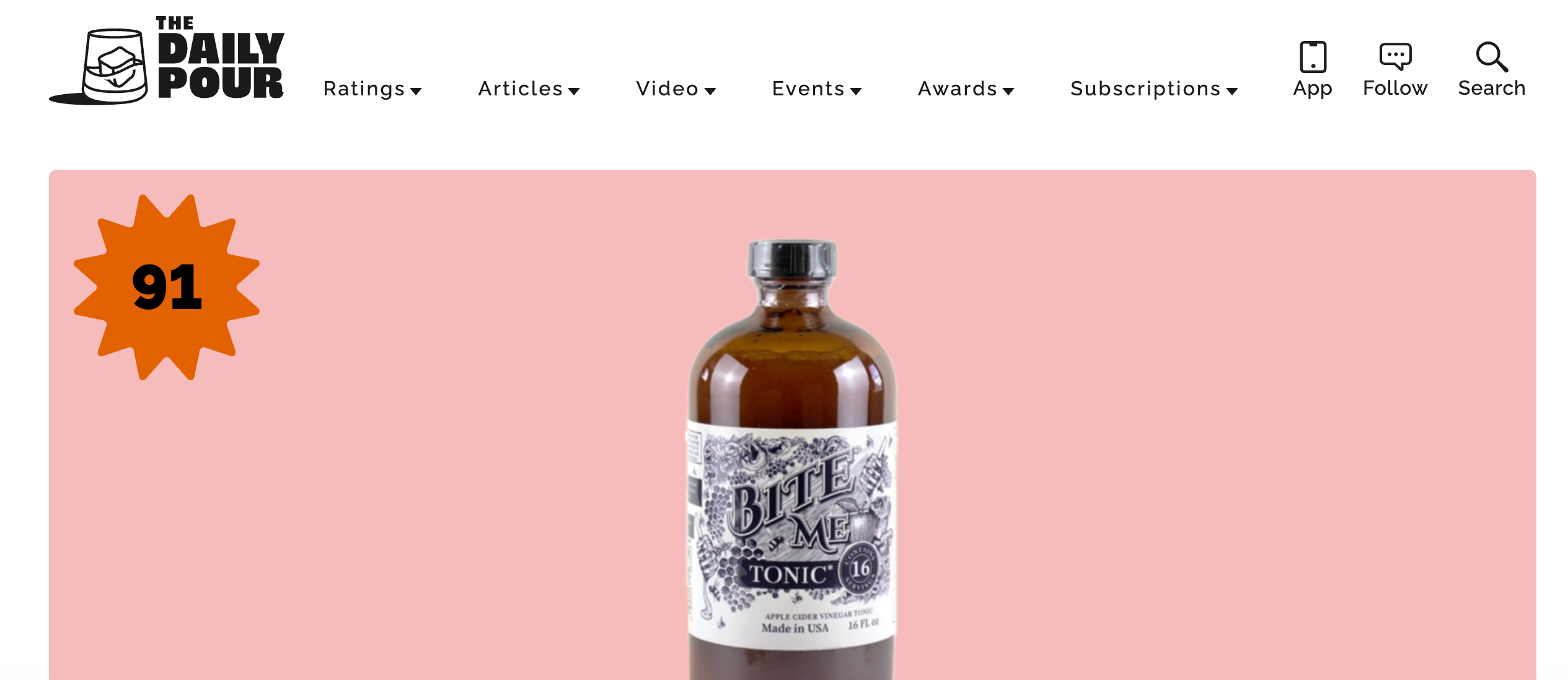 Thank you to the Daily Pour for their review.