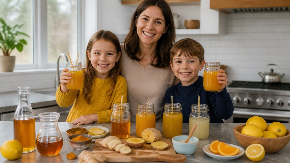 Easy Homemade Wellness Tonics for Kids: 7 Recipes